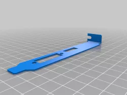PCIE Backplate for AMD Radeon C264 / 7470 DVI and DP (Display Port)