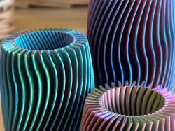 Radial Rib Vase