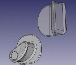 Simple EUC pads - split version