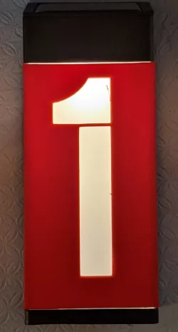 Solar Accent LED Light 0-9 Number Covers