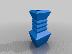 Vase Vertex (Tall) - Modern Vase