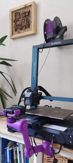Webcam Phone mount to observe your Printer via octoprint (fully printable)
