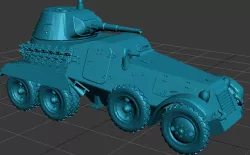 BA-11 Soviet heavy armored car