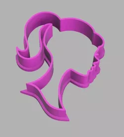 Barbie cookie cutter