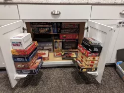 board game shelf