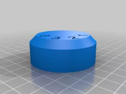 Box Fan Know with Setting Numbers