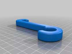 Clip to fix a bag to Burley Travoy bicycle trailer and hooks for shopping cart