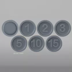 Coins for tabletop games