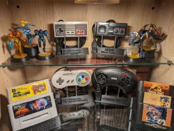 Controller Display Stands - NES, SNES, Megadrive, Master System