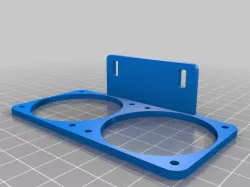 Cr 10 v1/v2/v3 Control Box double fan mount for 50x10 fans
