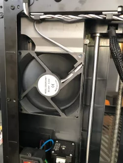 Custom chamber fan bracket for Bambu Lab