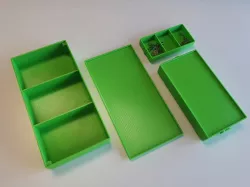 Customizable, Stackable Box for Parts Collection