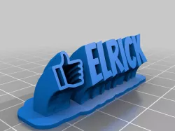 Elrick nameplate