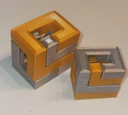 HANAYAMA Coil Cast Puzzle