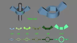 Hex nut to wing nut collection m3-m10
