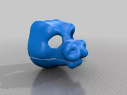 Hippo Fursuit Head