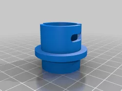 Inflation adapter with bajonet socket which fits onto Schnozzelbag and other Exped pumps: design your own by opening with customizer