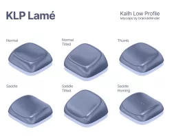 KLP Lame. Kailh Low Profile Choc keycaps.