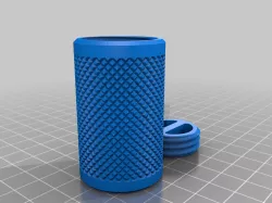 Knurled Flush Screw Lid Container -
