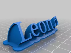 leon name plate 2