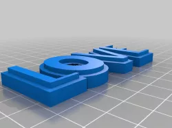 Magnet für Kühlschrank LOVE 3D-Optik