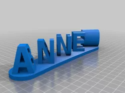 My Customized dual words illusion AKA "I Love You" sign
