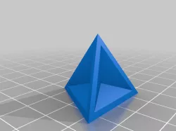 Painting or oiling pyramid