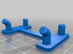 Pegboard peg template