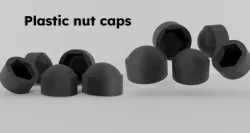 Plastic nut caps