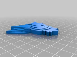Protogen Keychain - Improved