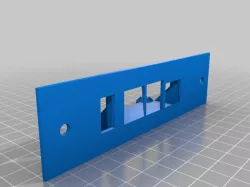 Raspberry Pi 4B Mount for 1U Rack w/LCD
