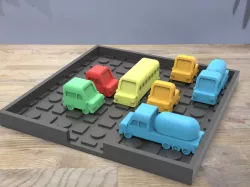 rush hour portable desk game