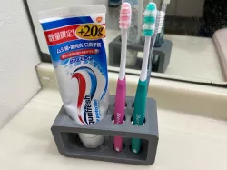 Toothbrush and Toothpaste Holder/Container Cube