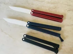 Toy Butterfly Knife / Balisong (No Hardware Needed)