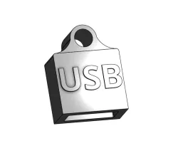 TPU Mini USB Schlüsselanhänger