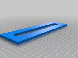 1" x 8' Rounded Corner Slot Template for Router