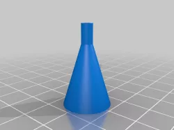 17.31 dart cone 2cm long with 2.5mm hole (PVC)
