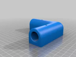 20mm Conduit, 2-Way, right-angled connector for garden trellis/net/frost cover
