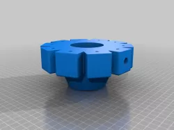 50mm PVC Pipe Mount PROTOTYPE for 10-Way 20mm Conduit Connector