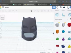 Armored batman Helmet 1/12 scale figure prop