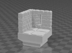 Basic dungeon corner window (Dungeon Blocks compatible)
