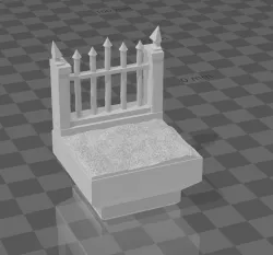 Basic graveyard wall (Dungeon Blocks compatible)