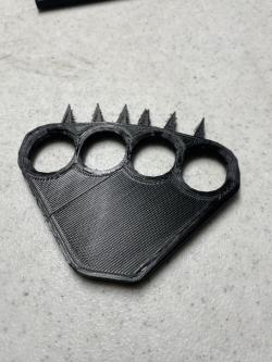 Machined Brass Knuckle Duster - Textured Brass Knuckles - Unique Knuckle  Dusters