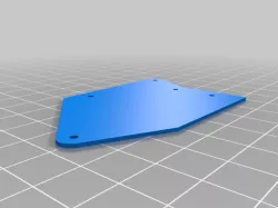BTT H2 Adapter Plate Template (MicroSwiss NG Linear plate)