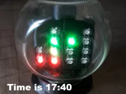 Clock in a bottle