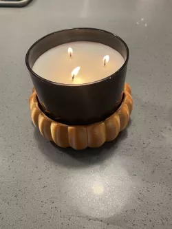 Fall/Halloween Pumpkin Candle Dish