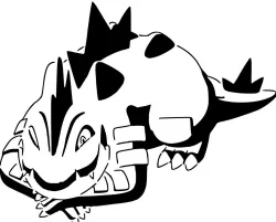 Feraligatr stencil