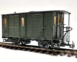H0m 1000mm mail and luggage car / caboose 99-01-85 NWE number 154 (1/87 scale)
