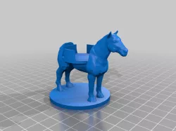 Horse Mount for 28mm Miniature Remix