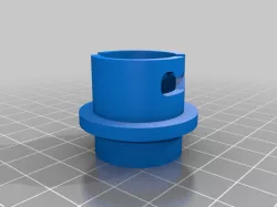Inflation adapter with recessed bajonet socket which fits onto Schnozzelbag and other Exped pumps: design your own by opening with customizer